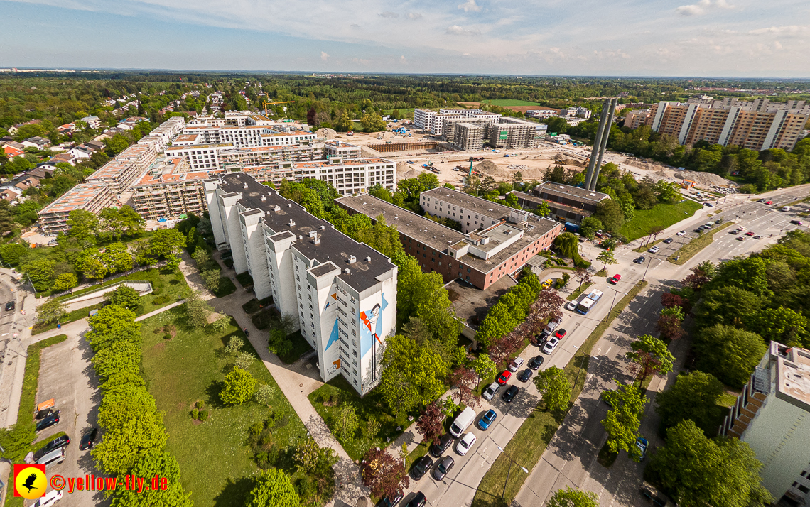 09.05.2023 - Baustelle Alexisquartier und Pandion Verde in Neuperlach